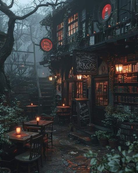 Cozy Apothecary, Dark Academia Building, Apothecary Aesthetic, Dark Academia Library, Dark Acadamia, Cabin Aesthetic, Cozy Coffee Shop, Inner Sanctum, Aesthetic Dark Academia