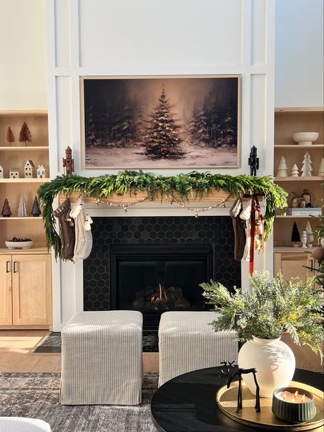 Samsung Frame TV Art Set Christmas … curated on LTK Samsung Frame Tv Over Fireplace, Picture Frame Tv Above Fireplace, Frame Tv Fireplace, Frame Tv Above Fireplace, Picture Frame Tv, Tv Above Fireplace, Fireplace Dimensions, Above Fireplace, Tv Over Fireplace