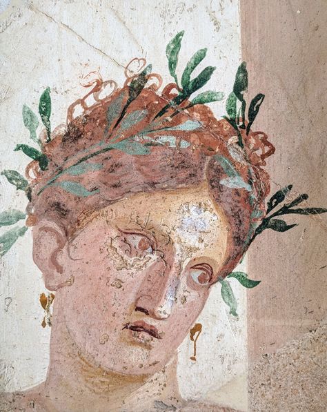 Roman Pictures, Ancient Roman Art, Greek Paintings, Ancient Greek Art, Ancient Paintings, Abstract Face Art, Portrait Of A Woman, Roman Art, Greek Art