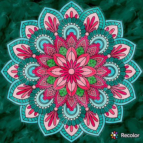 Mandala Colors Ideas, Colored Mandala, Mandala Color Ideas, Colorful Mandala Drawing, Mandala Art Colorful Patterns, Mandela Colors, Colorful Mandala, Mandala Colorful, Mandela Art Colorful