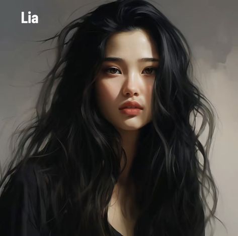 Lia Zhang, Portraits Female, Female Character Inspiration, Digital Portrait Art, Model Face, Female Character, Fantasy Aesthetic, Female Character Design, Digital Art Girl