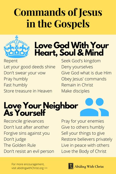 Love God And Love Your Neighbor, Jesus Commandments, Gods Commands, Two Greatest Commandments, Commandments Of Jesus, Yeshua Quotes, Devotional Prayers, God's Commandments, Commandments Of God