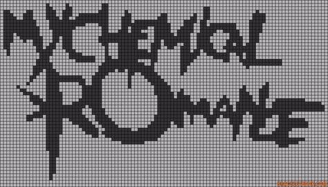 Added by Artstar2 on the 11th of November, 2012 Mcr Band, Abstract Cross, Bracelet Stuff, Crochet Graphs, Graph Crochet, Pixel Art Templates, Pixel Art Grid, Tapestry Crochet Patterns, Beaded Cross Stitch