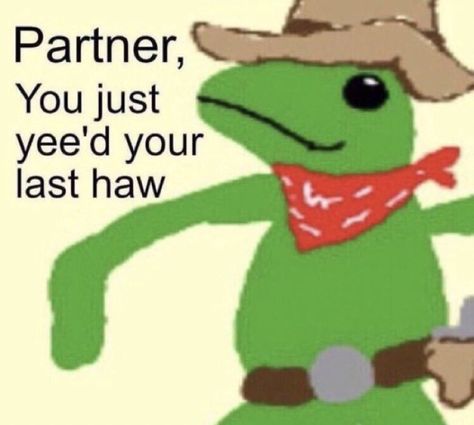 Group Chat Meme, Cowboys Memes, Tea Japan, Frog Quotes, The Group Chat, Nfl Memes, Yee Haw, Dance Humor, Reaction Meme