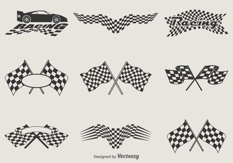 F1 Flags, Pub Logo, Flag Drawing, Racing Tattoos, Flag Tattoo, 1 Tattoo, Flag Vector, Checkered Flag, Tattoo Drawings