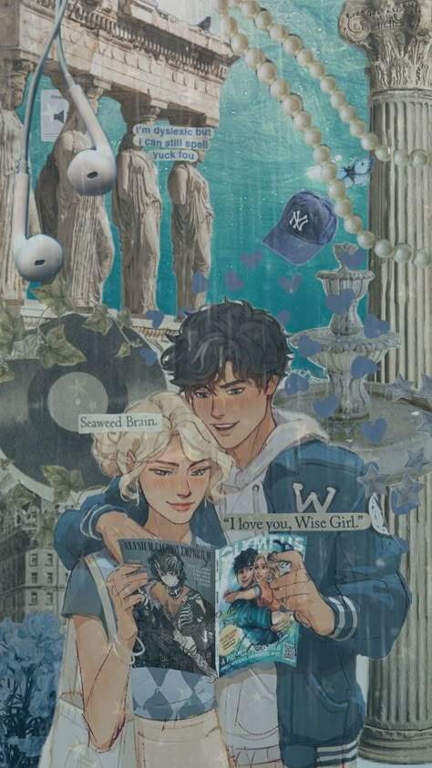 #percabeth Thanks for 70 followers<3 #percyjackson #percyjacksonandtheolympians #annabethchase @ciaragonewild22 Percy Annabeth, Percabeth, Your Aesthetic, Connect With People, Creative Energy, The Creator, Energy