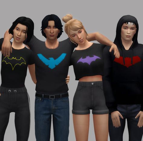 Sims 4 Comic Cc, Sims 4 Teen Titans Cc, Sims 4 Deadpool Cc, Sims 4 Dc Comics Cc, Sims 4 Cc Batman, Sims 4 Batman, Sims 4 Superhero Cc, Ts4 Mods, Superman Shirt