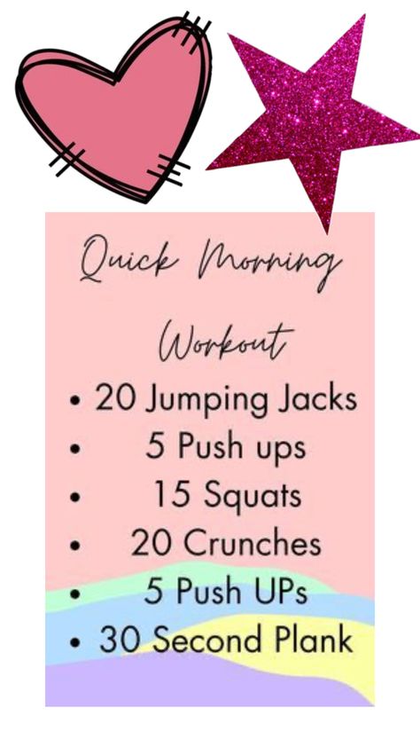 Do you like Morning workouts 🏋️‍♀️ 15 Min Morning Workout, Workouts For Morning, 10 Min Morning Workout, 8th Grade Tips, Easy Morning Workout, Quick Morning Workout, Morning Workout Routine, Morning Workouts, Office Exercise