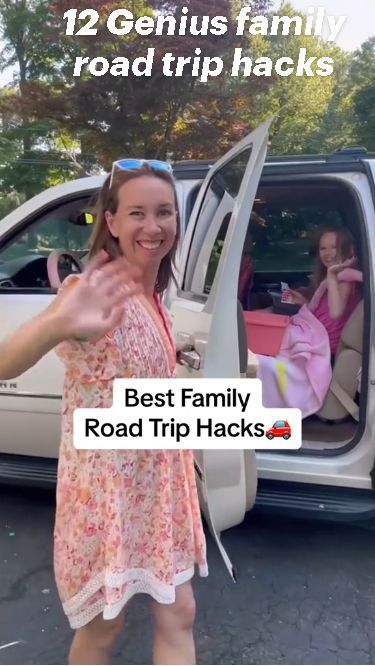 What To Do When Bored On A Road Trip, Things To Do When Bored In A Car, Tips For Long Car Rides, Crafts To Do In The Car, Long Car Ride Activities, Car Trip Hacks, Stuff To Do On A Road Trip, Road Trip Back Seat Set Up, Things To Do In The Car On A Road Trip