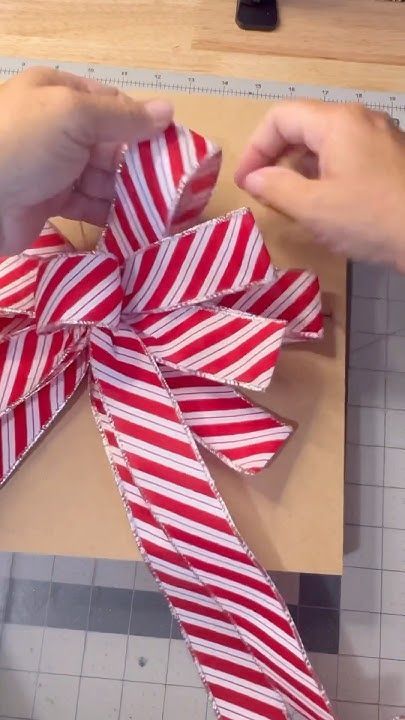 DIY Bow Tutorial/ DIY Bow/ How To Make a Bow/ DIY Ribbon Bow/ DIY Ribbon Bow #bowmaking #shorts#bow How To Make A Multi Ribbon Bow, Diy Giant Bow Ribbon, Diy Gift Bow Ribbon Tutorials, Diy Bows For Wreaths Step By Step, Diy Christmas Bows Ribbon Tutorials, How To Make A Bow With Paper, How To Make A Large Bow With Ribbon, Big Ribbon Bows Diy, Big Bow Tutorial