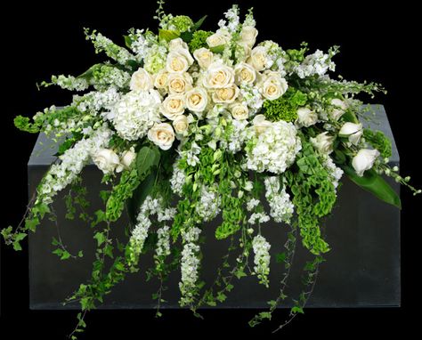 Casket Cover | Winston Flowers Sympathy Floral, Winston Flowers, Casket Spray, Casket Flowers, Altar Flowers, Grave Flowers, Casket Sprays, Arrangement Floral, Church Flower Arrangements