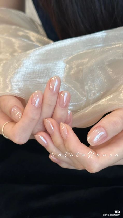 Japanese Nail Art Elegant, Clear Acrylic Nails, Natural Nail Art, Romantic Nails, Life Vision, Japanese Nail Art, Korean Nails, Nail Style, Japanese Nails