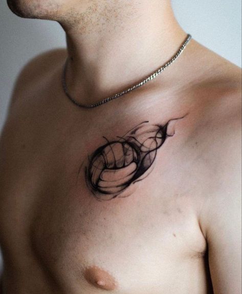 Volley Tattoo, Volleyball Tattoo Ideas, Volleyball Tattoo, Sport Tattoos, Tatuagem Masculina Pequena, Bodybuilding Pictures, Line Art Tattoos, Jewelry Tattoo, Abstract Tattoo