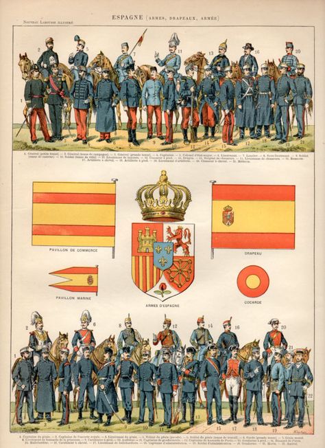 Spanish Aesthetic, Spain History, Spanish Flag, Map Of Spain, Spanish Flags, Spain Flag, Military Poster, Industrial Age, Spain Spanish