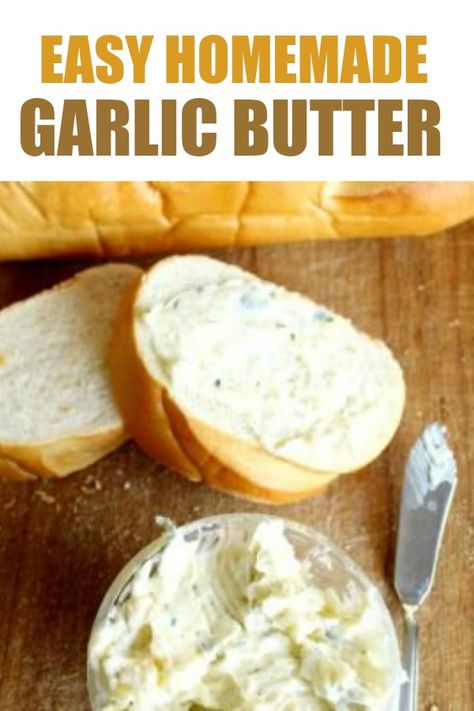 Homemade Garlic Butter {Our Pro Tips} | Six Sisters' Stuff Garlic Butter Recipe, Garlic Butter Spread, Flavored Butter Recipes, Butter Recipes Homemade, Caesar Pasta Salad, Caesar Pasta, Cooking Fever, Homemade Garlic Butter, Garlic Spread