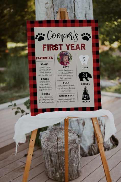 First Birthday Lumberjack Theme, Buffalo Plaid Birthday Party Boys, Winter Onederland Party Boy, Buffalo Plaid Birthday Party, Lumberjack Birthday Party Decorations, Plaid Birthday Party, Buffalo Plaid Birthday, Lumberjack First Birthday, Lumberjack Birthday Party