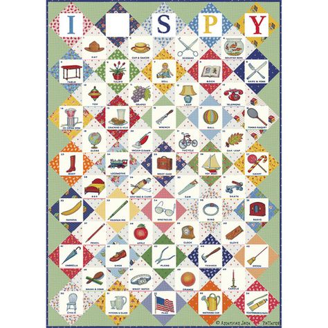 I Spy Quilts, Vintage Baby Quilt, I Spy Quilt, Electric Quilt, Feed Your Mind, Baby Quilt Ideas, Handi Quilter, Table Quilts, Quilts Modern