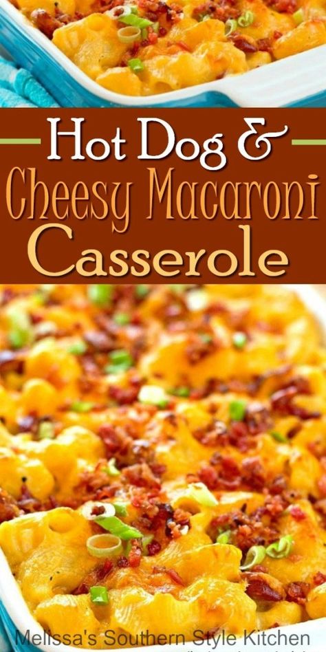 Hot Dog Casserole, Pasta Macaroni, Macaroni Casserole, Cheesy Macaroni, Hot Dogs Recipes, Hot Dog Recipes, Macaroni Cheese, Easy Casserole Recipes, Easy Casserole