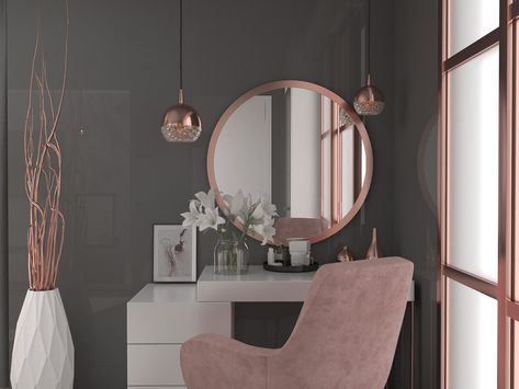 Rose Gold VIP House Beverly Hills on Behance Rose Gold Room, Vip House, House Beverly Hills, Beverly House, Rose Gold Room Decor, Rose Gold Rooms, Rose Gold Bedroom, Gold Room Decor, Gold Bedroom Decor