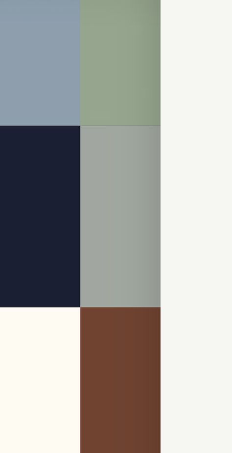 Blue Cream Brown Color Palette, Green Brown Blue Color Palette, Navy Blue And Sage Green Living Room, Sage And Blue Living Room, Navy And Sage Bedroom, Green And Blue Color Schemes, Color Schemes Blue Green, Sage And Blue Color Palette, Navy And Sage Living Room