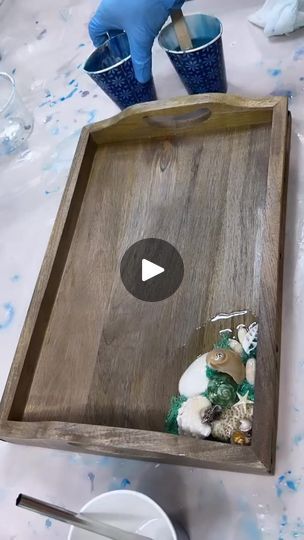 49K reactions · 4.8K shares | It’s amazing how much a difference extra layers make! I mean, just look at those green and blue hues 🌊

Beach tray made by @karenhammondart - https://promiseepoxy.com/karenhammondart
The Resin: @promiseepoxy Table Top Epoxy - http://bit.ly/40VSMkh

#resintray #karenhammondart #resinartist #beachartwork  #beachwaves #beachart  #resinwaves #beachart #promiseepoxy | Promise Epoxy | Akshay Sreeram · Earth Song (Orchestral Version) Resin Tray Ideas, Earth Song, Tv Trays, Beach Artwork, Epoxy Resin Art, Epoxy Resin, Beach Art, Blue Hues, Alcohol Ink