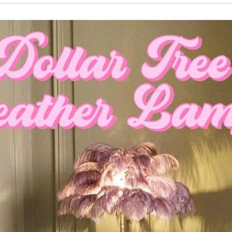 Miranda | DIY Princess | Master Creator on Instagram: "DIY Dollar Tree Feather Lamp!✨ OK so I had a little help from Amazon too but my version was still hundreds of 💸💵 💸cheaper than the real deal!!! Fun fact: I have TONS of these little dollar tree lamps alll over my house for crafting… should I upcycle them all?! 🤣��✨ #diy #dollartree #dollartreefinds #dollrtreediy #featherlamp #diyfeatherlamp #diyhomedecor #dollarstore #dollarstoredecor" Diy Ostrich Feather Lamp, Diy Feather Lamp, Tree Lamps, Feather Lamp, Princess Diy, Dollar Tree Finds, Tree Lamp, Instagram Diy, Diy Lamp