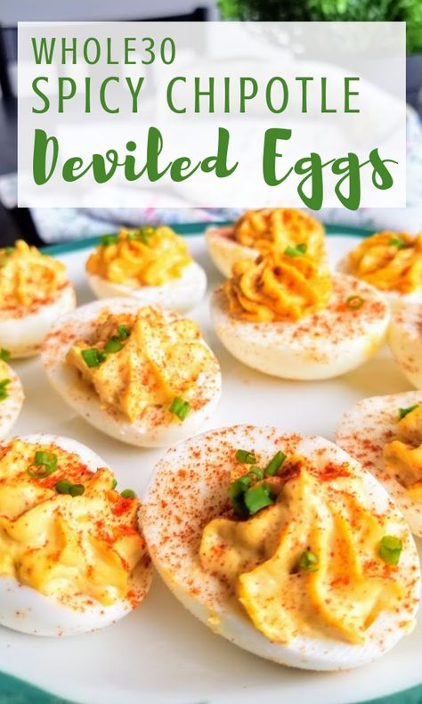 Chipotle Deviled Eggs, Whole 30 Deviled Eggs, Whole30 Deviled Eggs, Chili Bean Dip, Meal Sides, Chili Bean, Healthy Deviled Eggs, Spicy Deviled Eggs, Classic Deviled Eggs