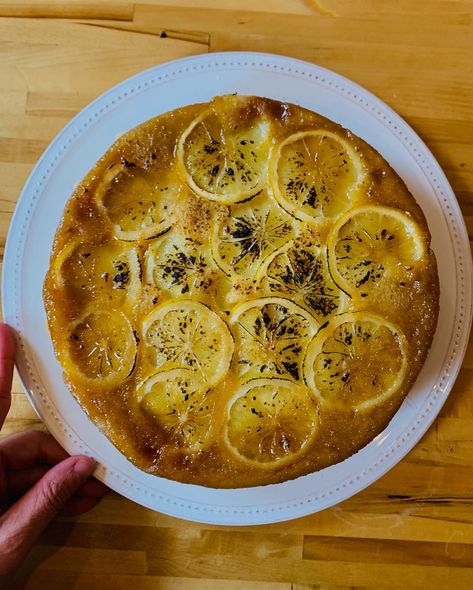 Lemon Upside Down Cake, Olive Oil Cake Recipe, Lemon Olive Oil Cake, Oil Cake, Lemon Olive Oil, Olive Oil Cake, Coconut Whipped Cream, Food System, Dairy Free Options