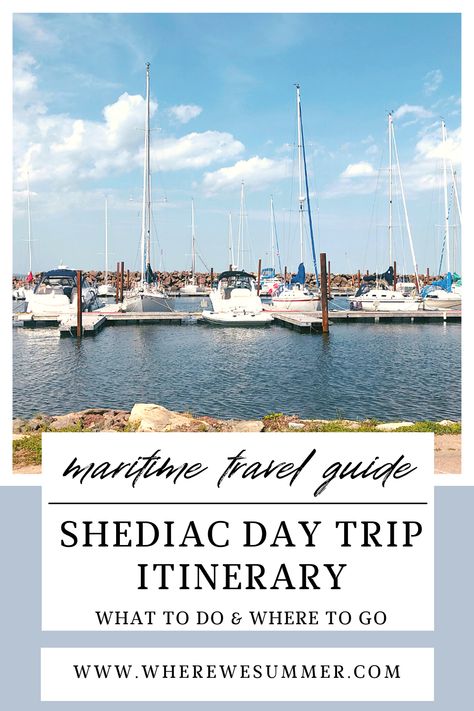 Shediac Day Trip Itinerary | What To Do And Where To Go — WHERE WE SUMMER Shediac New Brunswick, Eastern Canada Road Trip, East Coast Vacation, Seaside Restaurant, Rv Trip, Old Train Station, Cruise Boat, Eastern Canada, Canada Road Trip