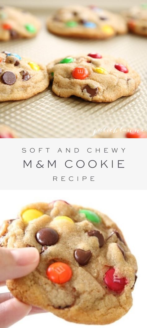 M And M Cookie Recipe, Best M&m Cookie Recipe, M And M Cookies, Mm Cookies, Cookies Bakery, Italian Cookie Recipes, Cookie Bakery, M And M, The Bakery