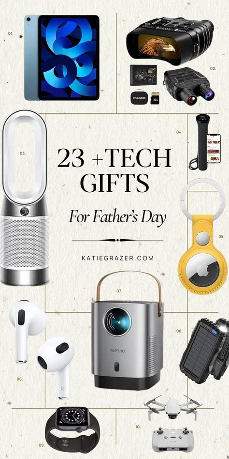 Discover the ultimate Father's Day gift guide with our 23+ Tech Gift Ideas for Father's Day! Perfect for Apple aficionados, outdoor enthusiasts, and dads who love their downtime, this list has everything to knock dad's socks off. Find the best gadgets for morning rituals, relaxation, home upgrades, and more. Make this Father's Day unforgettable with gifts that blend innovation with fun. Click to explore and start shopping now! Father's Day gifts, tech gifts for dad, outdoor gadgets Gifts For Dads Christmas Ideas, Gifts For Dads Who Have Everything, Gifts For Tech Guys, Gift Ideas For Dad Christmas, Tech Gadgets For Men, Best Gadgets For Men, Father Day Gift Ideas, Dad Christmas Gift Ideas, Father Gift Ideas