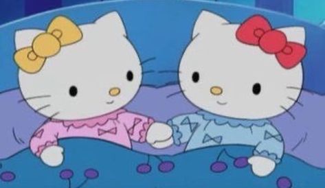 Hello Kitty And Mimi Wallpaper, Hello Kitty Mimi, Hello Kitty And Mimi, Kitty And Mimi, 헬로키티 배경화면, Buffalo Animal, Hello Kitty Images, Kitty Cartoon, Melody Hello Kitty