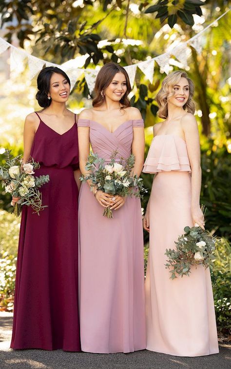 Sorella Vita 9132. Classic Bridesmaids Dresses, Off Shoulder Bridesmaid, Off Shoulder Bridesmaid Dress, Bridesmaid Gown Chiffon, Wedding Entourage, Maid Of Honour Dresses, Bridesmaid Dress Colors, فستان سهرة, Bridesmaids And Groomsmen