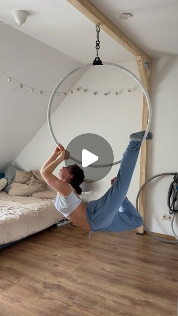 Olivia Verena Nickel on Instagram: "Tried out fishhook at the end. Never done this move before, but felt right at this place in the end of this combo. 🫶🏼🥰
.
.
.
.
.
.
.
.
.
.
.
.
.
.
.
.
.
.
.
.
.
.
.
.
.
.
.
.
.
.
#aerialhoop #aerialhooptricks @aerialhooptricks @aerial._.house #aerialist #aerialhooplove #aerialhoops #aerialhoopcombo #aerialhooptrick #aerialhooptransitions #aerialhoopflow #aerialhoopmoves #aerialhoopartist #aerialhooptraining #aerialhoopdance #aerialistsofig #aerialists #aerialistsofinstagram #aerialist #circusarts #aerialhoopcombo #lyrahoop #lyrahooptraining #lyrahooptricks #dance #dancer #dancersofinstagram #aerialdance #aerialdancer #ahfishhook #fishhook #backbalance #frontbalance #gazelle" Aerial Hoop Photoshoot, Aerial Hoop Poses, Aerial Hoop Beginner, Lyra Poses, Hoop Aerial, Ariel Hoop, Ariel Silks, Aerial Hoop Moves, Aerial Fitness