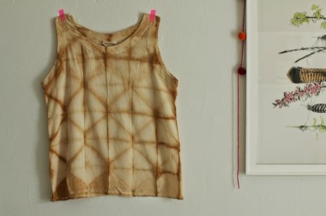 Natural Plant Dyes: Shibori, Coffee Grounds, and Silk Shibori Clothing, Coffee Dye, Menswear 2020, Shibori Dye, Botanical Dyeing, Eco Printing, Plant Dyes, Dyeing Techniques, Indigo Dye