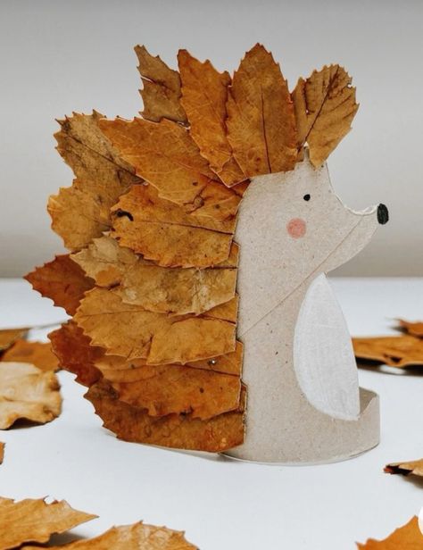 Fall Arts And Crafts, Toddler Arts And Crafts, Leaf Crafts, Autumn Crafts, Fall Crafts For Kids, Toddler Art, Childrens Crafts, Nature Crafts, Fall Diy