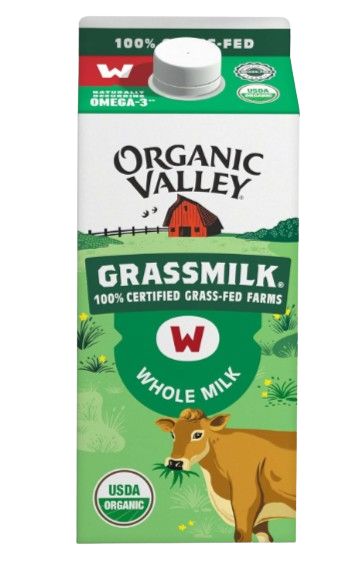 Organic Valley Grassmilk Organic Valley, Green Pastures, Green Pasture, One Half, Whole Milk, Usda Organic, Lush Green, Lush, Milk