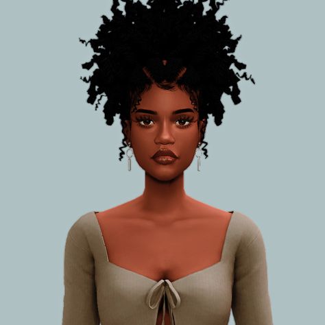 The Sims 4 Coily Fros and Updos Sims 4 Curly Ponytail Cc, Sims 4 Cc Coily Hair, Curly Bun Sims 4 Cc, Sims 4 Curly Afro, Sims 4 Alpha Curly Hair, Sims 4 Cc Maxis Match Hair Messy Bun, Sims 4 Curly Updo, Afro Cc Sims 4, Sims 4 Curly Ponytail