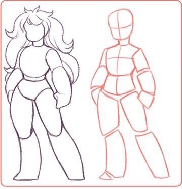 Drawing Body Poses Cartoon, Cartoon Body Base Drawing, Cartoony Body Poses, Steven Universe Poses Reference, Hands Behind Back Pose Drawing Reference, How To Draw Bodys Cartoon, Steven Universe Art Style Tutorial, Stylized Body Drawing, Free Ych Base