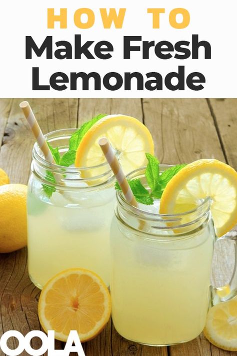 Diy Vodka, Lemonade Healthy, Fresh Lemonade Recipe, Good Lemonade Recipe, How To Make Lemonade, Healthy Lemonade, Sugar Free Lemonade, Recetas Salvadorenas, Ancestral Nutrition