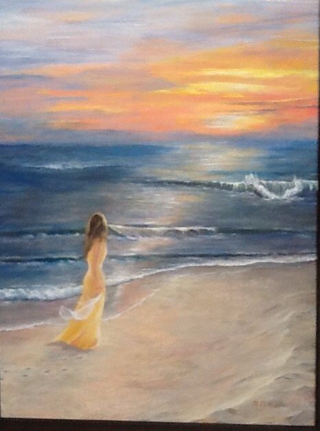 Walking the beach oil nov 2015 Canvas Painting Ideas, Ways Of Seeing, On Beach, Art Tattoos, Beach Pictures, Diy Art, Painting Ideas, Art Tattoo, Acrylic Painting