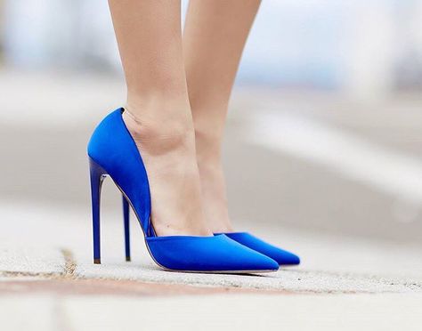 blue dreams !!!!!! Pencil Heels, Pumps Heels Stilettos, Pump Dress, Long Boots, Heels Pumps, Flat Shoes, Shoe Brands, Pumps Heels, Stiletto Heels