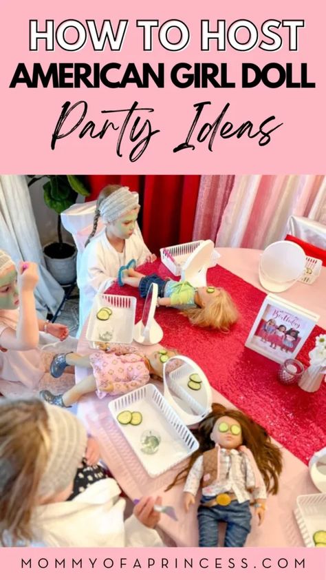 Throw the ultimate American Girl Doll tea party! Our blog has all the inspiration and tips you need to host an unforgettable American Girl birthday party at home, complete with the perfect party supplies and decor ideas. Doll Tea Party Birthday, American Girl Doll Party Ideas, American Girl Doll Birthday Party, American Girl Doll Party, Girls Party Ideas, Girl Party Ideas, American Girl Party, Girls Tea Party Birthday, American Girl Birthday Party