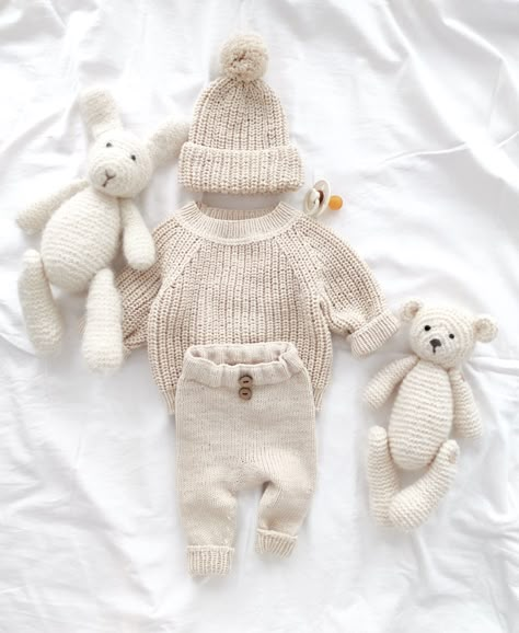 Knit patterns for baby jumper hat bunny bear leggings pants Knitting Patterns Baby, Baby Boy Cardigan, Kids Knitting Patterns, Knit Baby Romper, Knit Baby Dress, Baby Jumper, Baby Boy Knitting, Knitted Baby Cardigan