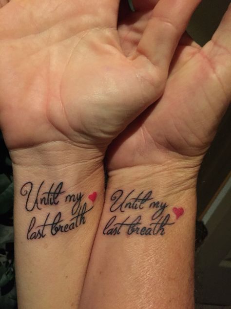 Hand Tattoos For Couples Love, Until My Last Breath Tattoo, Soulmate Love Quotes Tattoo, Couples Matching Tattoo Ideas, Tattoo Ideas To Get For Your Husband, His N Her Tattoos, Boyfriend And Girlfriend Tattoos Ideas, Husband And Wife Tattoos Unique Country, Meaningful Matching Tattoos Couples