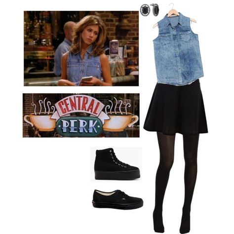 Rachel Green by fawnnawn on Polyvore featuring SO Central, River Island, Hue, Jeffrey Campbell and rachel green friends 90s Tv Halloween Costumes, Rachel Green Costumes, Sadies Ideas, Hallo Costumes, Estilo Rachel Green, Tv Show Halloween Costumes, Holloween Costumes, Green Costume, Rachel Green Style