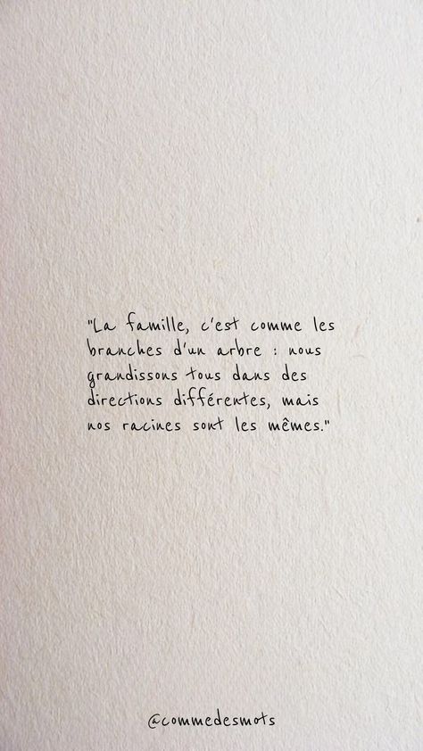 citation du jour sur le thème de la famille : "La famille, c’est comme les branches d’un arbre : nous grandissons tous dans des directions différentes, mais nos racines sont les mêmes." Poems About Family, Citation Parents, Family Poems, Big Mom, Mom Life Quotes, Scrapbook Albums, Pretty Words, Positive Thoughts, Constellations