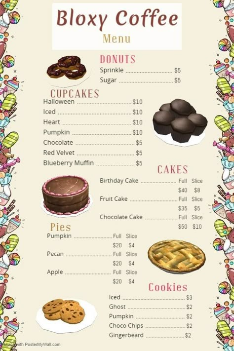 Bloxburg Bakery Menu Codes, Bloxburg Lovejoy Codes, Bakery Menu Bloxburg Code, Bloxburg Drink Menu Codes, Bloxburg Cafeteria Decals, Bakery Logo Bloxburg Code, Bloxburg School Office Decal Codes, Bloxburg Bakery Menu Decals, Bloxburg Bakery Decals Codes