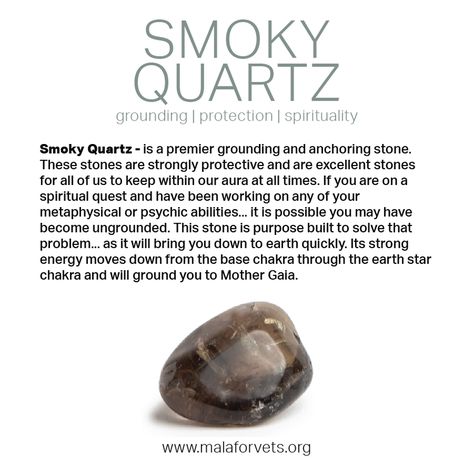 Gemstone Meanings Smokey Quartz Meaning, Witch Stones, Balance Chakras, Lower Chakras, Quartz Meaning, Minerals Crystals Stones, Gemstones Chart, Crystal Seashells, Quarts Crystal