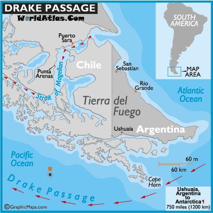 map of drake passage, drake passage maps Strait Of Magellan, Drake Passage, Cape Horn, Giant Waves, South America Map, Area Map, Panama Canal, Ushuaia, Survival Prepping